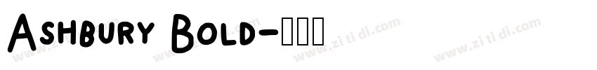 Ashbury Bold字体转换